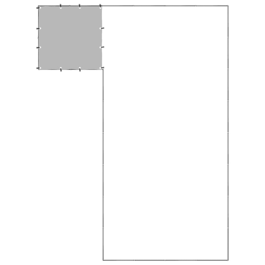 Hondenkennel 10,89 m² staal zwart 10.89 m² Zwart