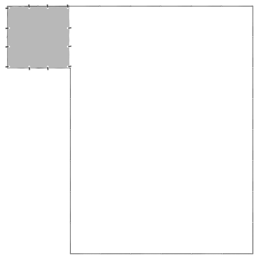 Hondenkennel 15,73 m² staal zwart 15.73 m² Zwart