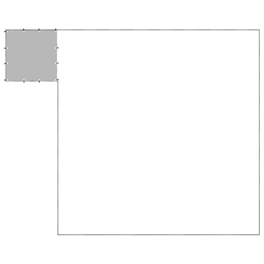 Hondenkennel 20,57 m² staal zwart 20.57 m² Zwart
