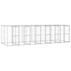 Hondenkennel 660x220x180 cm gegalvaniseerd staal