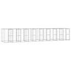 Hondenkennel 990x220x180 cm gegalvaniseerd staal