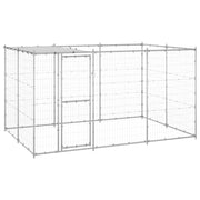 Hondenkennel 330x220x180 cm gegalvaniseerd staal