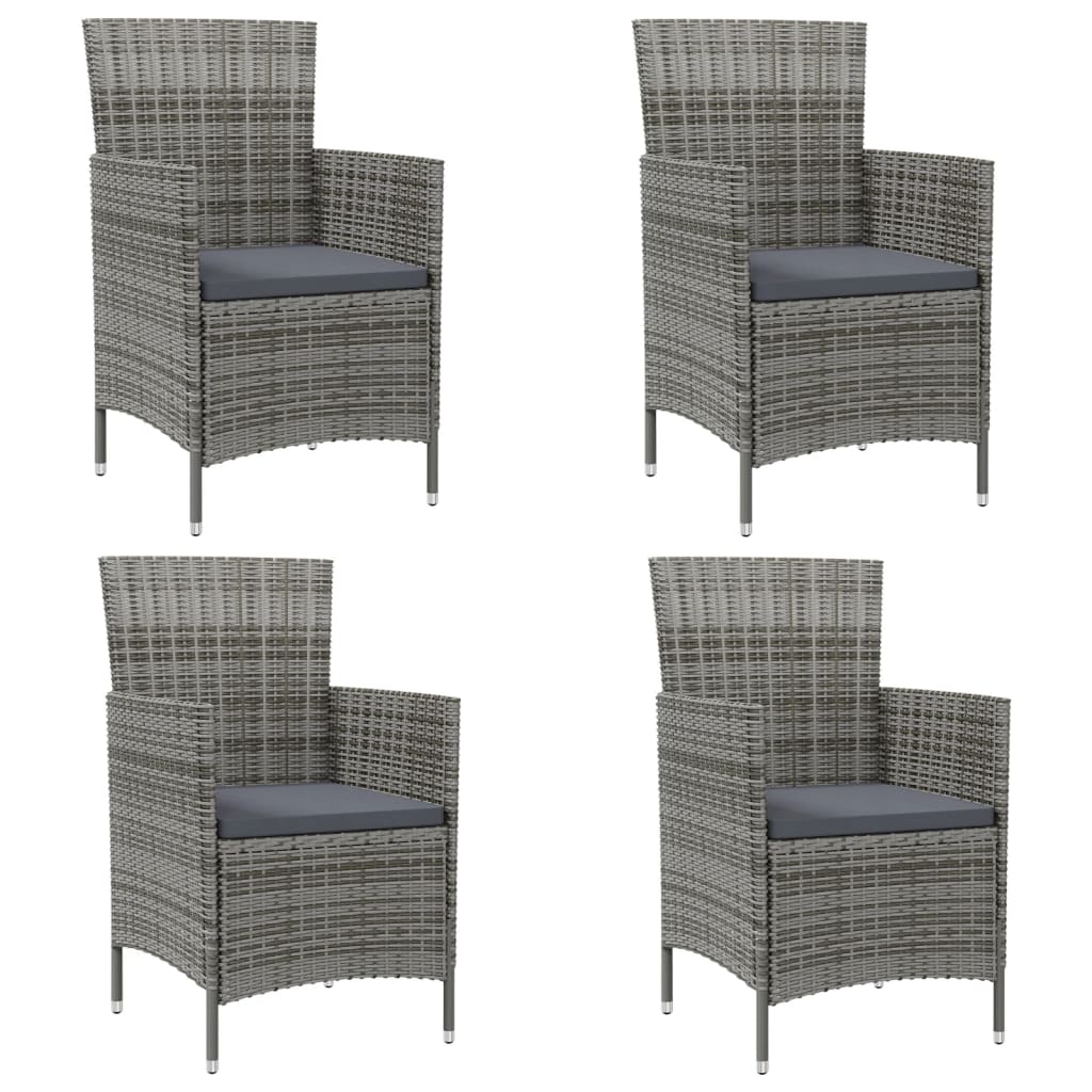 Tuinstoelen Met Kussens Poly Rattan 4