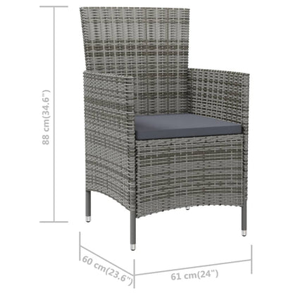 Tuinstoelen Met Kussens Poly Rattan 4