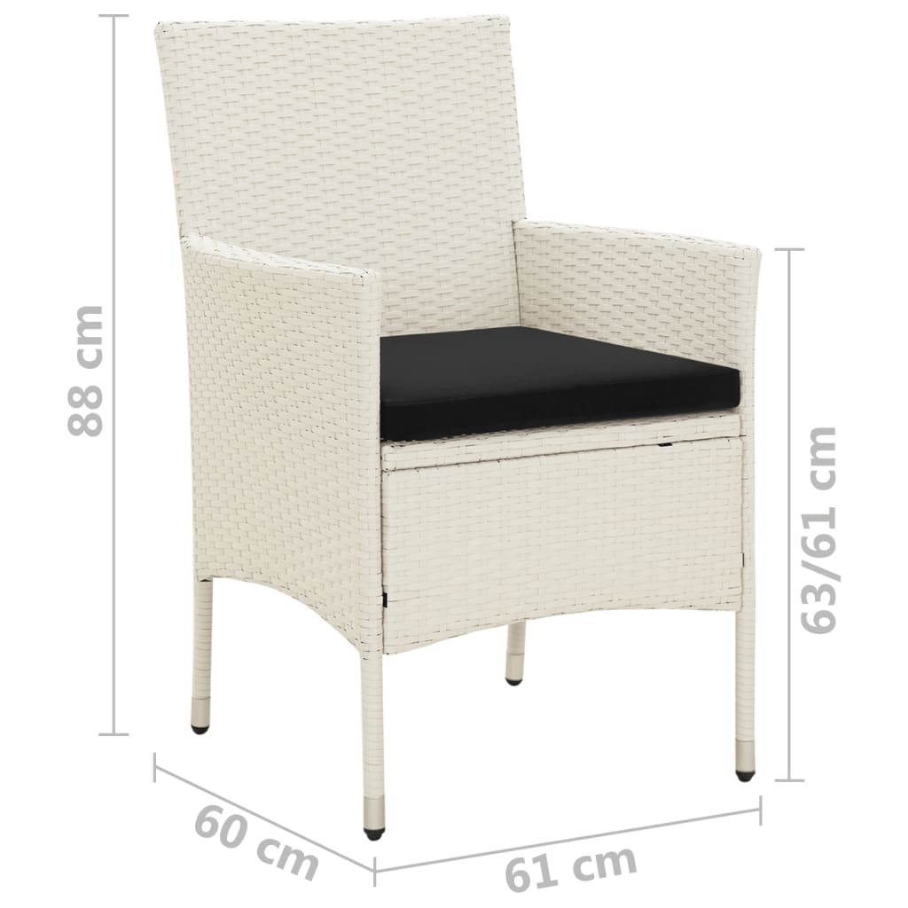 Tuinstoelen Met Kussens Poly Rattan 4