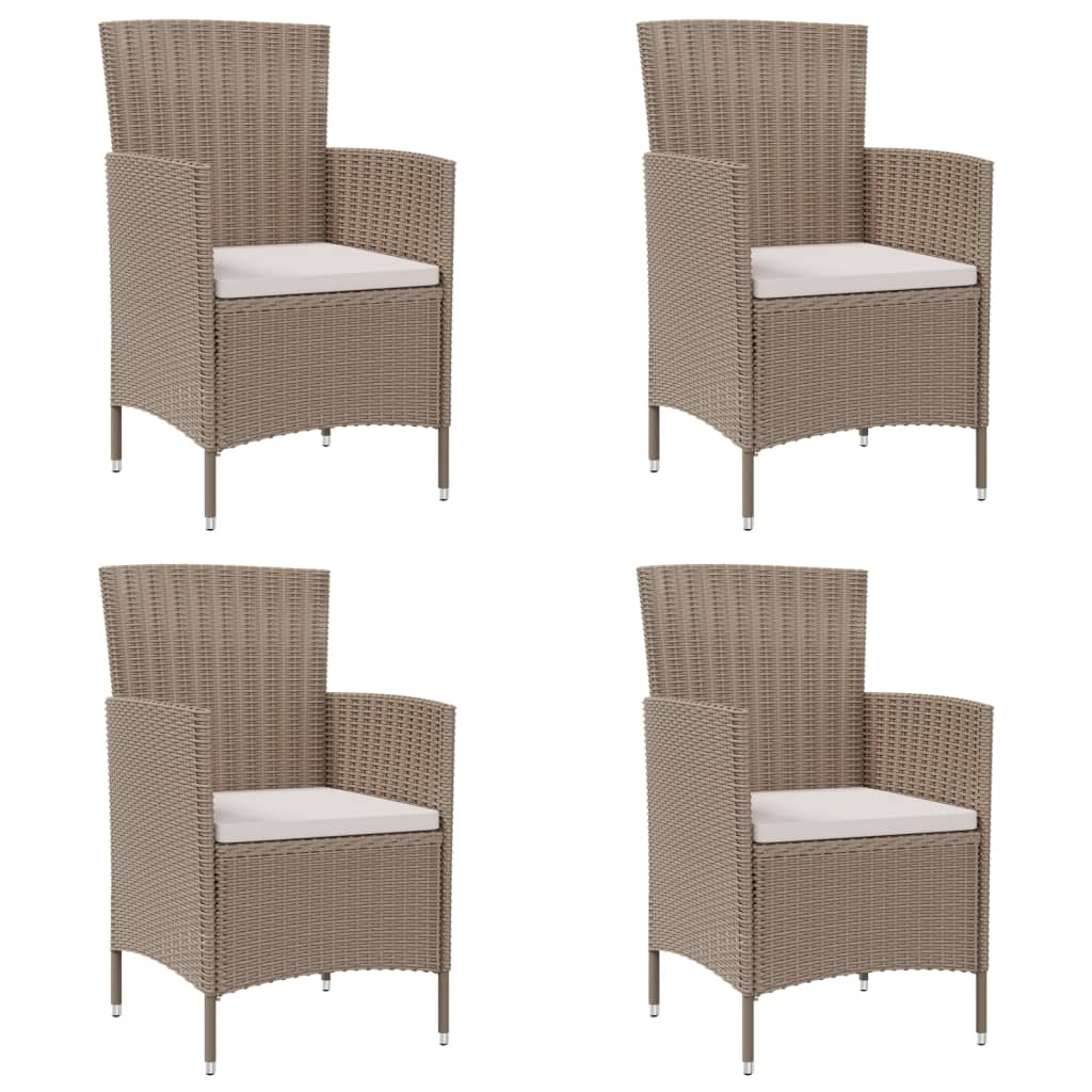 Tuinstoelen Met Kussens Poly Rattan 4