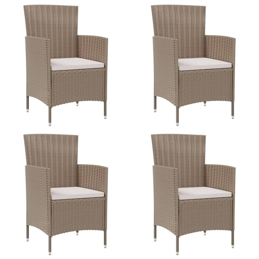 Tuinstoelen Met Kussens Poly Rattan 4