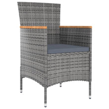 Tuinstoelen Poly Rattan Grijs