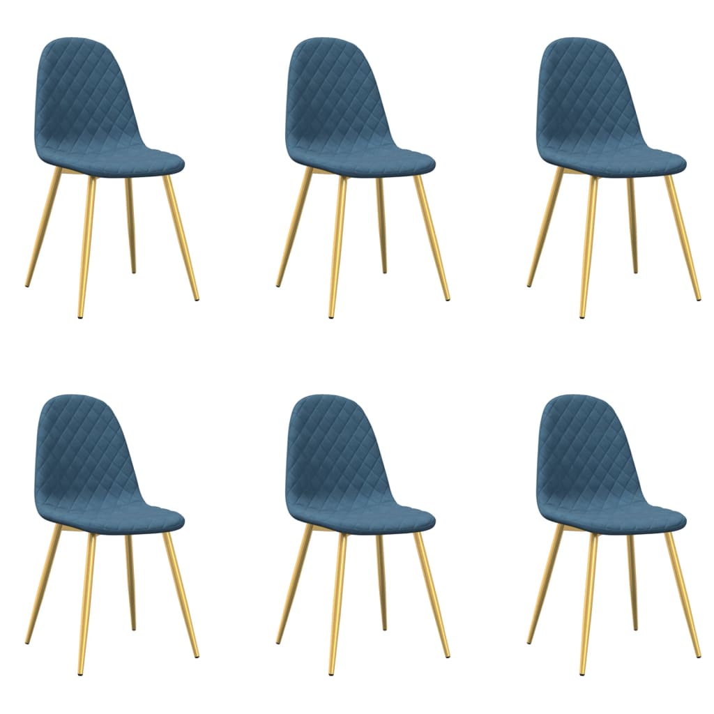 Eetkamerstoelen 6 St Fluweel Lichtgrijs