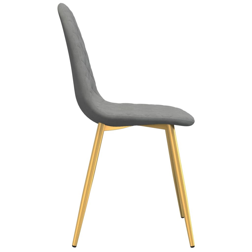 Eetkamerstoelen 6 St Fluweel Lichtgrijs