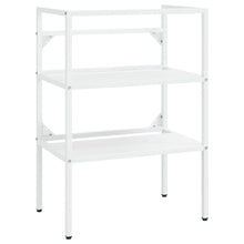 Wastafelframe 59x38x83 cm ijzer wit 59 x 38 x 83 cm Wit