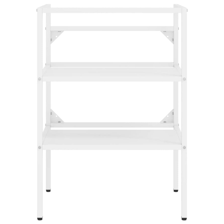 Wastafelframe 59x38x83 cm ijzer wit 59 x 38 x 83 cm Wit