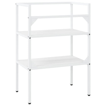 Wastafelframe 59x38x83 cm ijzer wit 59 x 38 x 83 cm Wit