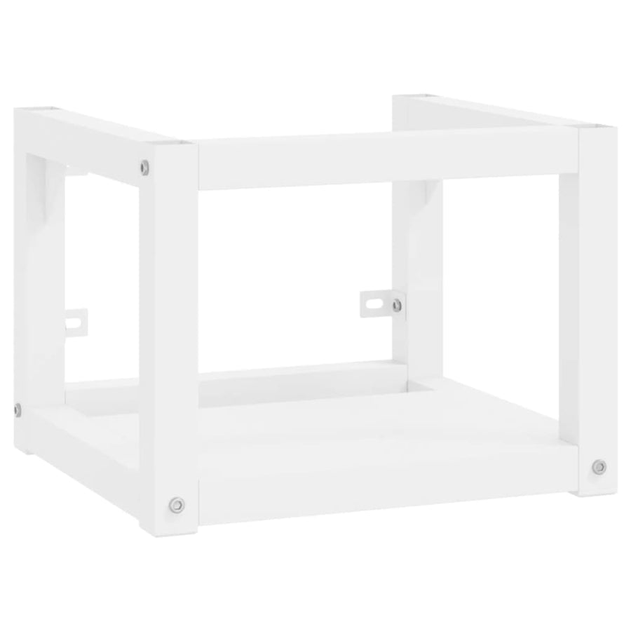 Wastafelframe Wandgemonteerd Ijzer 40 x 38 x 31 cm Wit