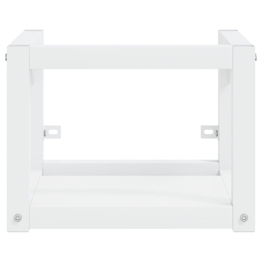 Wastafelframe Wandgemonteerd Ijzer 40 x 38 x 31 cm Wit