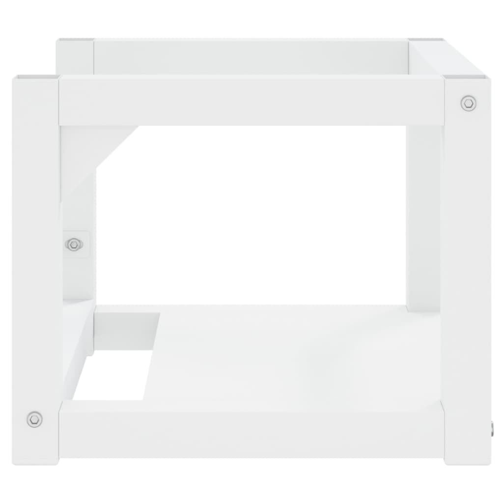 Wastafelframe Wandgemonteerd Ijzer 40 x 38 x 31 cm Wit