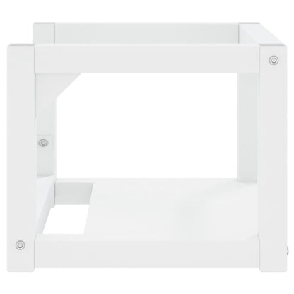 Wastafelframe Wandgemonteerd Ijzer 40 x 38 x 31 cm Wit