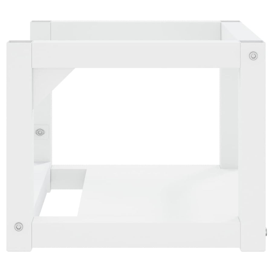 Wastafelframe Wandgemonteerd Ijzer 40 x 38 x 31 cm Wit
