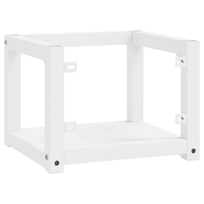 Wastafelframe Wandgemonteerd Ijzer 40 x 38 x 31 cm Wit