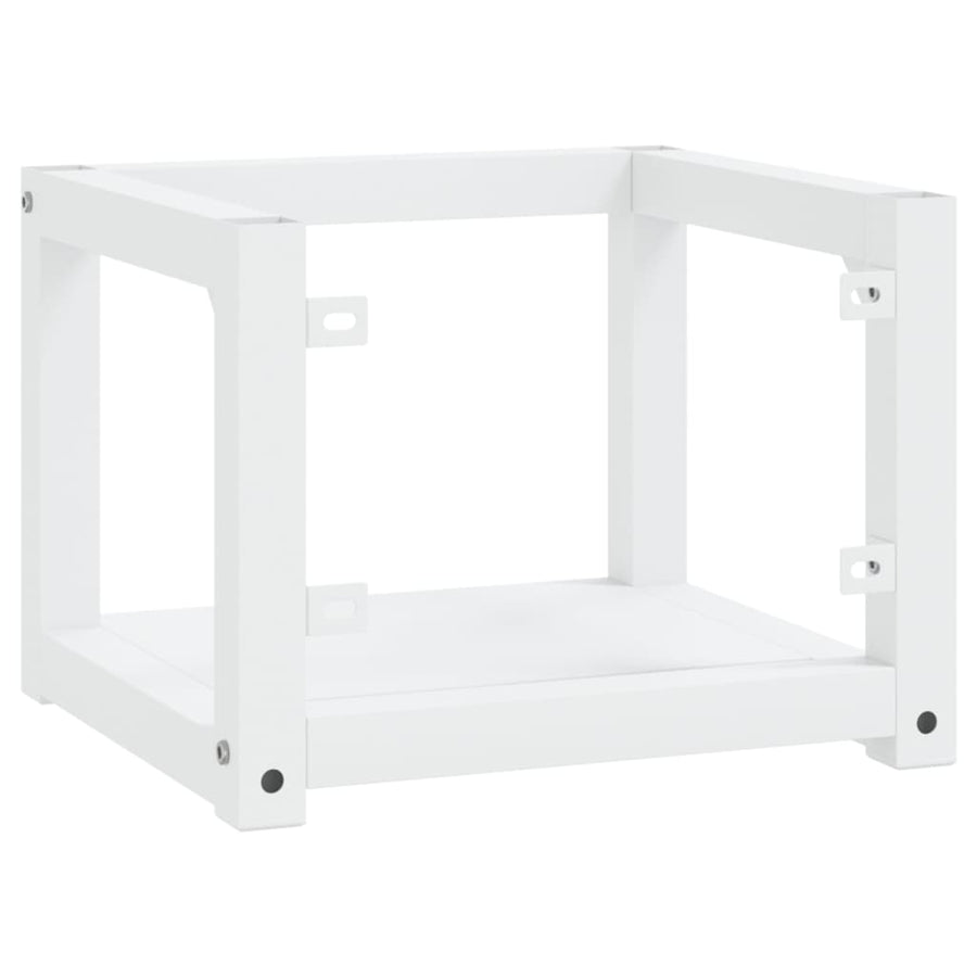 Wastafelframe Wandgemonteerd Ijzer 40 x 38 x 31 cm Wit