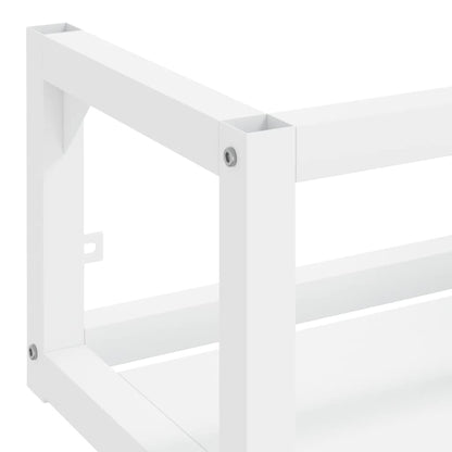Wastafelframe Wandgemonteerd Ijzer 40 x 38 x 31 cm Wit