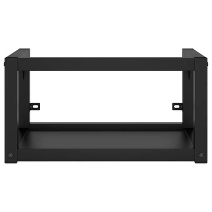 Wastafelframe Wandgemonteerd Ijzer 40 x 38 x 31 cm Zwart