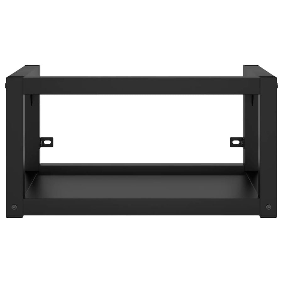 Wastafelframe Wandgemonteerd Ijzer 40 x 38 x 31 cm Zwart