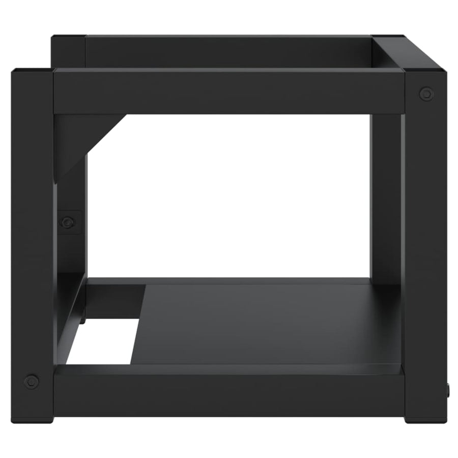 Wastafelframe Wandgemonteerd Ijzer 40 x 38 x 31 cm Zwart