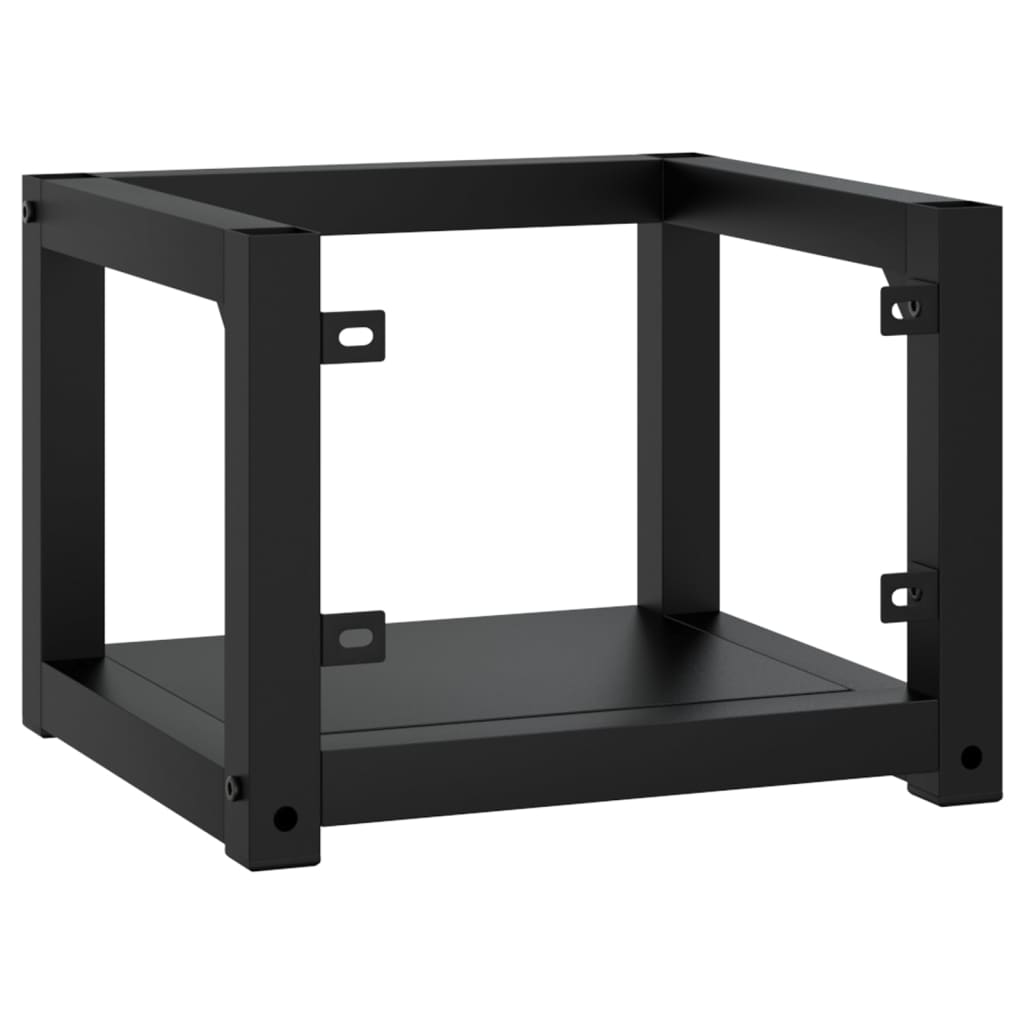 Wastafelframe Wandgemonteerd Ijzer 40 x 38 x 31 cm Zwart