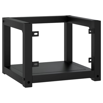 Wastafelframe Wandgemonteerd Ijzer 40 x 38 x 31 cm Zwart