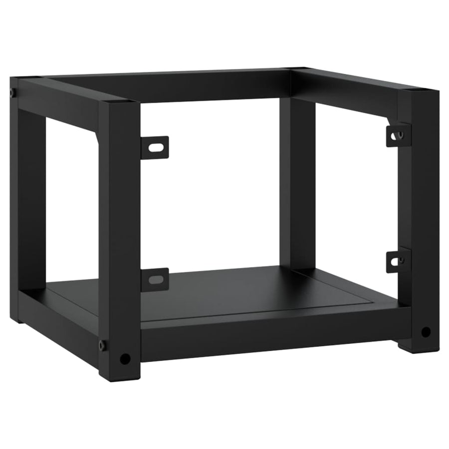 Wastafelframe Wandgemonteerd Ijzer 40 x 38 x 31 cm Zwart