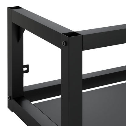 Wastafelframe Wandgemonteerd Ijzer 59 x 38 x 31 cm Zwart