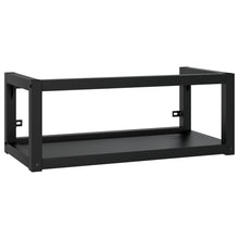 Wastafelframe Wandgemonteerd Ijzer 79 x 38 x 31 cm Zwart