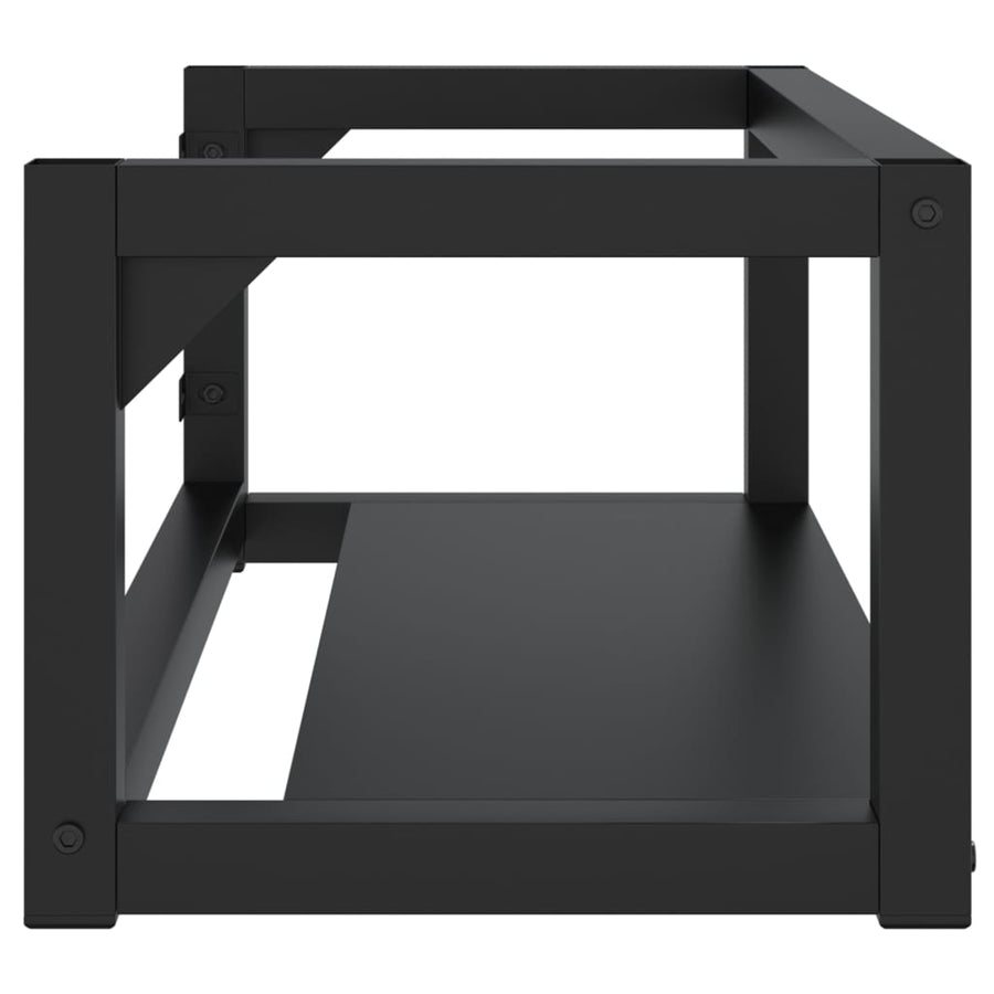 Wastafelframe Wandgemonteerd Ijzer 79 x 38 x 31 cm Zwart
