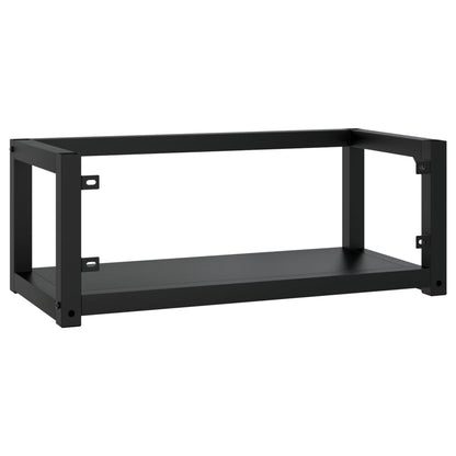 Wastafelframe Wandgemonteerd Ijzer 79 x 38 x 31 cm Zwart
