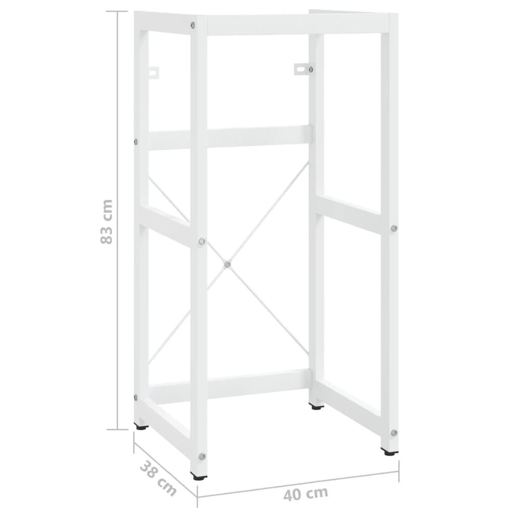 Wastafelframe 40X38X83 Cm Ijzer Wit