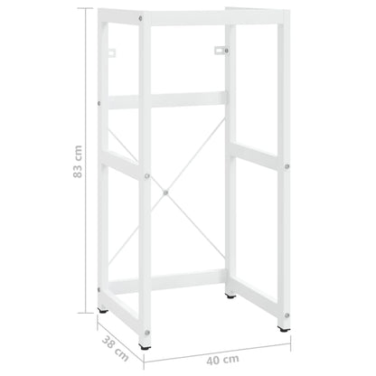 Wastafelframe 40X38X83 Cm Ijzer Wit