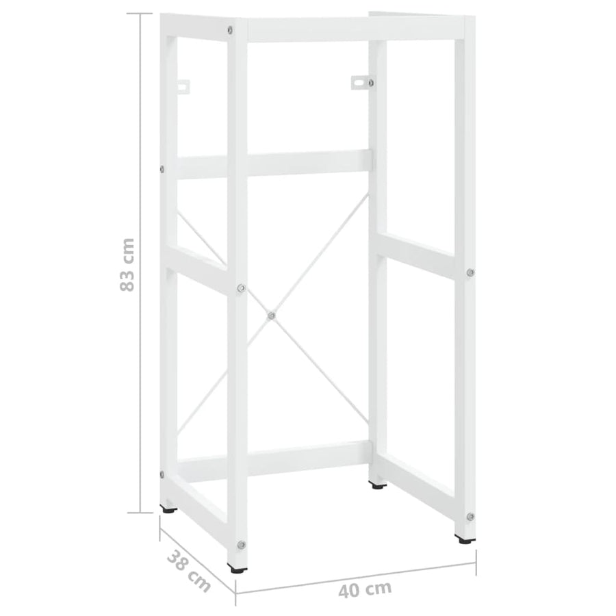 Wastafelframe 40X38X83 Cm Ijzer Wit