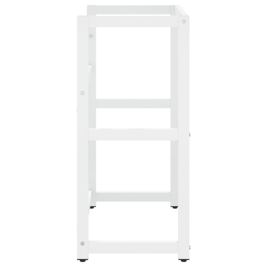 Wastafelframe Ijzer 59 x 38 x 83 cm Wit