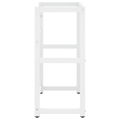 Wastafelframe Ijzer 59 x 38 x 83 cm Wit