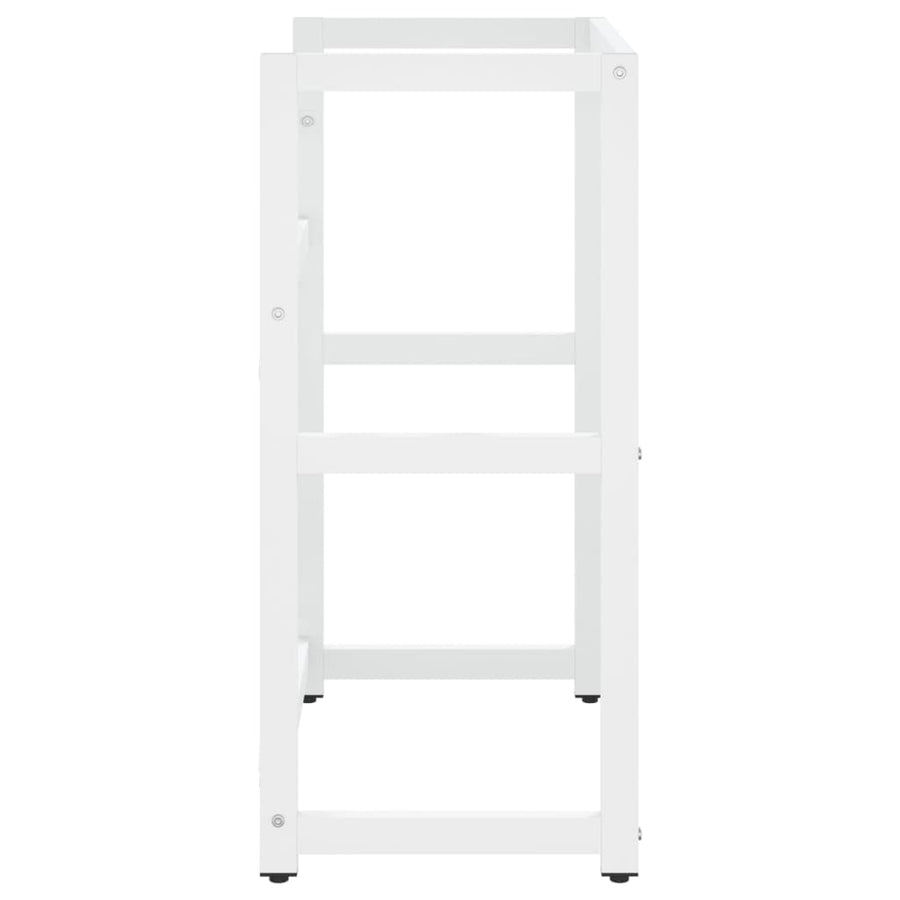 Wastafelframe Ijzer 59 x 38 x 83 cm Wit