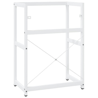 Wastafelframe Ijzer 59 x 38 x 83 cm Wit
