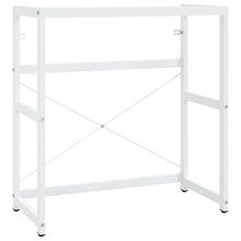 Wastafelframe 79x38x83 cm ijzer wit