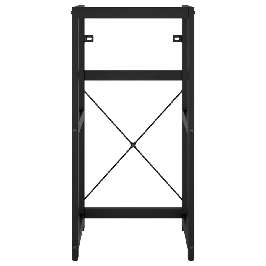 Wastafelframe Ijzer 40 x 38 x 83 cm Zwart
