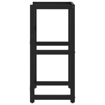 Wastafelframe Ijzer 40 x 38 x 83 cm Zwart