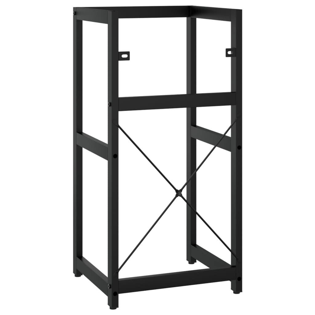 Wastafelframe Ijzer 40 x 38 x 83 cm Zwart