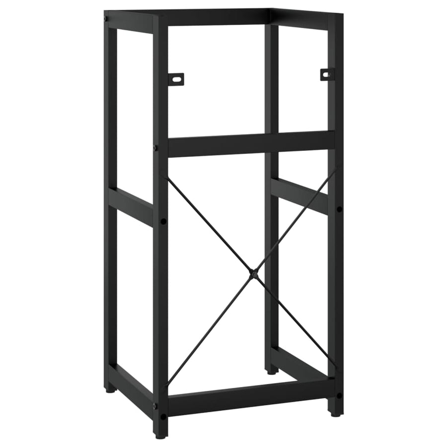 Wastafelframe Ijzer 40 x 38 x 83 cm Zwart
