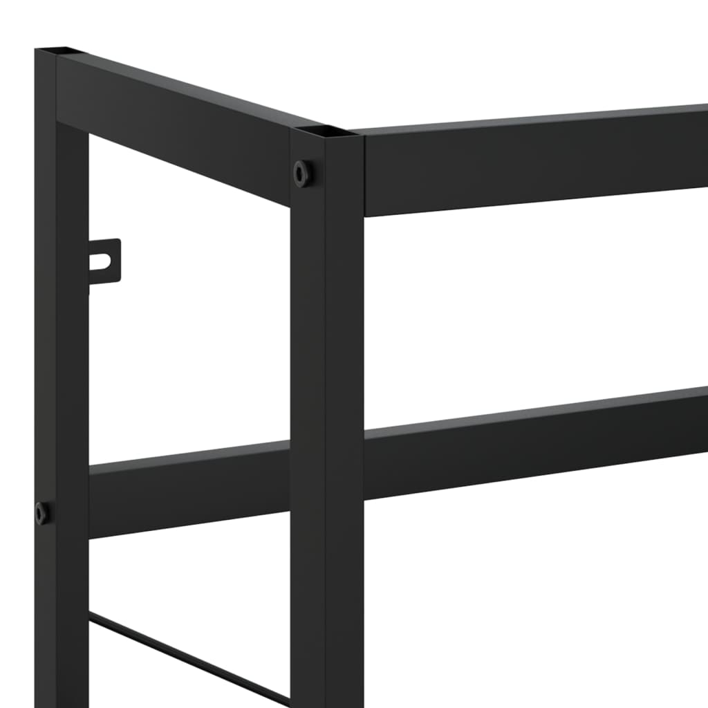 Wastafelframe Ijzer 40 x 38 x 83 cm Zwart