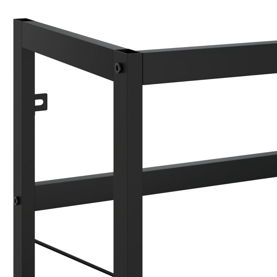 Wastafelframe Ijzer 40 x 38 x 83 cm Zwart