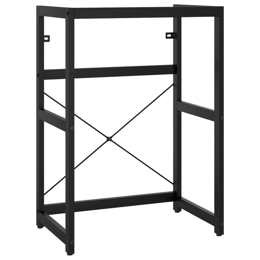 Wastafelframe Ijzer 59 x 38 x 83 cm Zwart